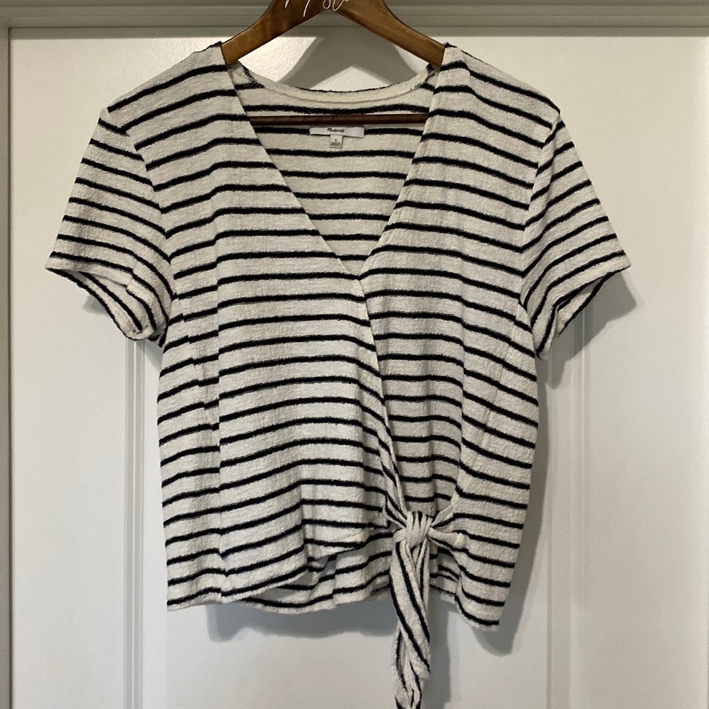 madewell texture & thread top size large